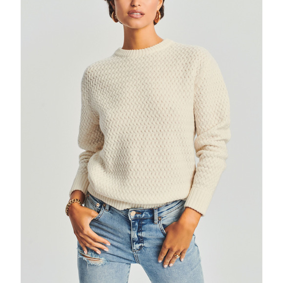 Ser.O.Ya 'Forrest' Cream Wool Sweater Size S - Picture 1 of 5